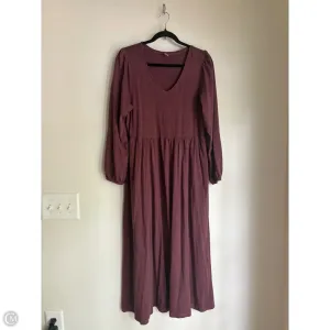 Dress Casual Maxi By Old Navy In Maroon. Size: L