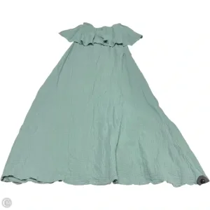 Dress Casual Maxi By Pomander Place In Green. Size: Xxs