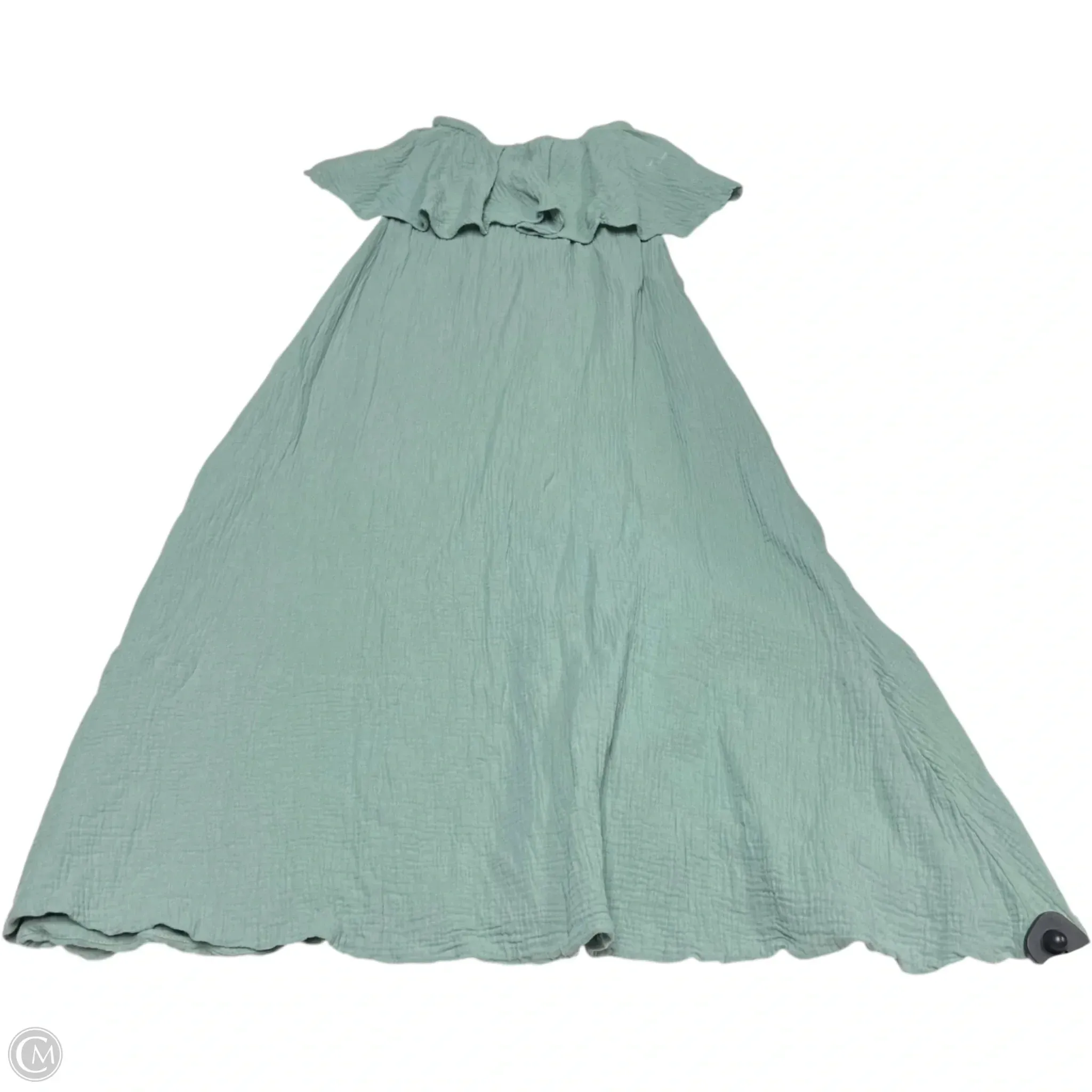 Dress Casual Maxi By Pomander Place In Green. Size: Xxs