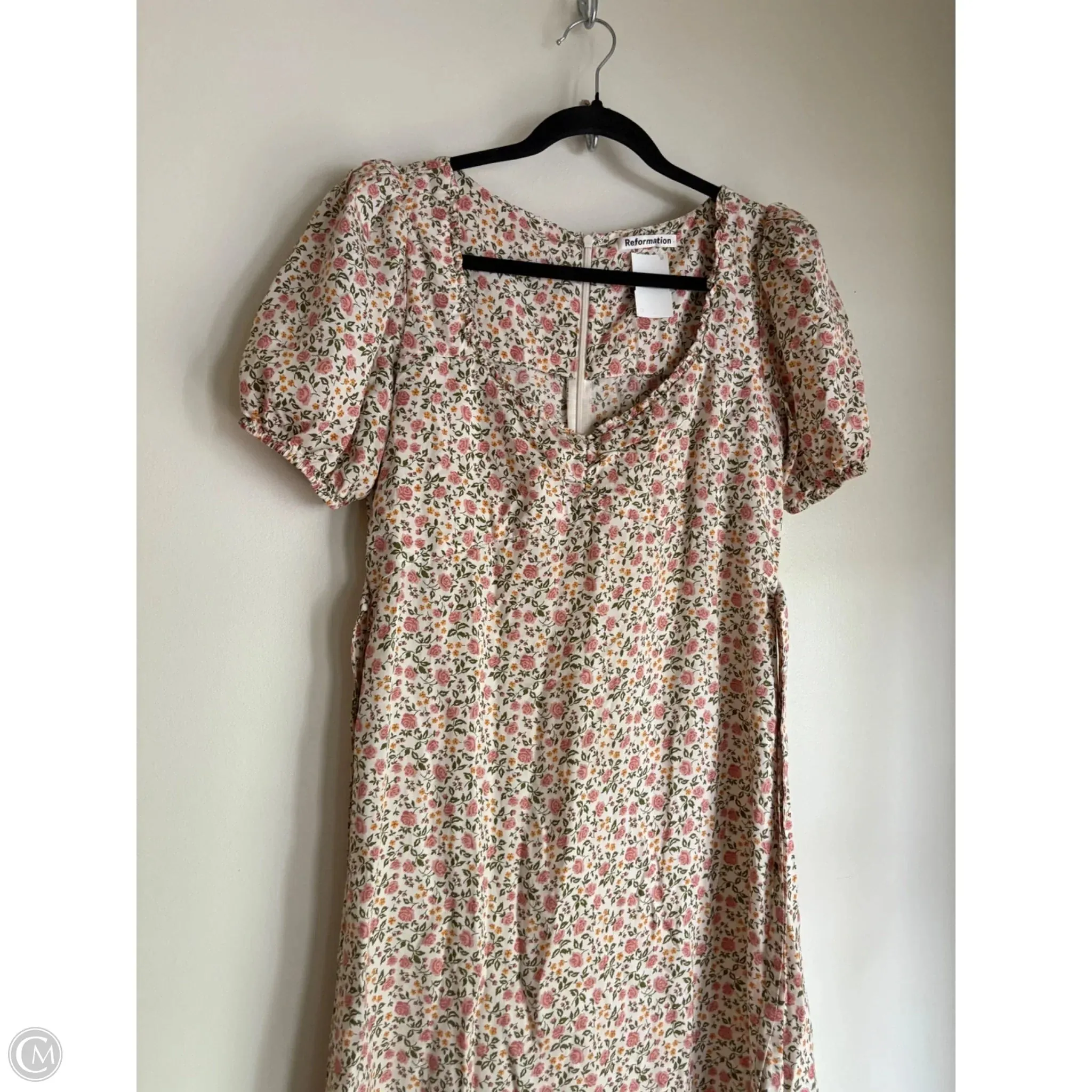Dress Casual Maxi By Reformation In Floral Print. Size: S