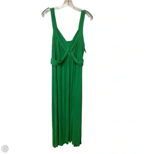 Dress Casual Maxi By Soho Design Group In Green. Size: Xl