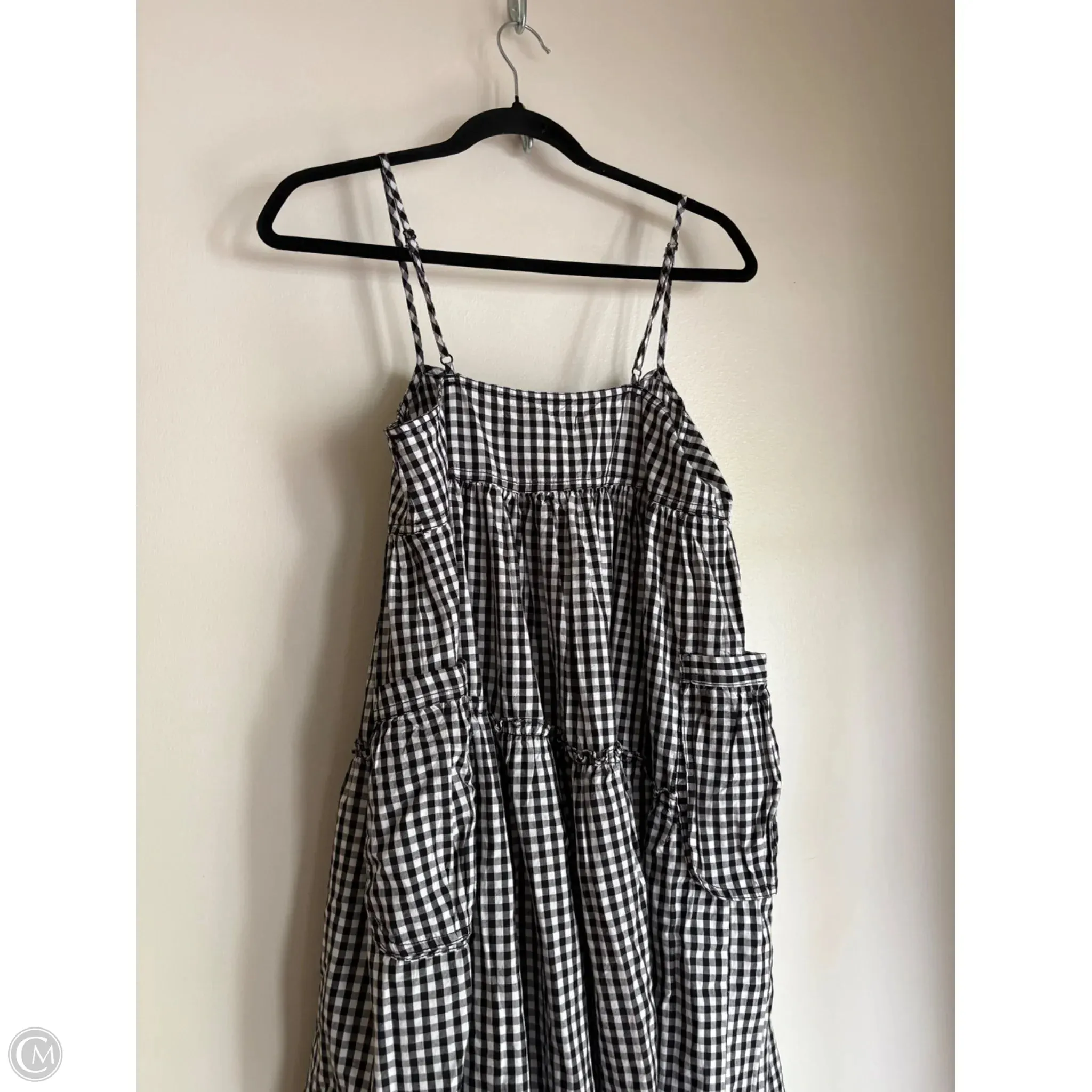 Dress Casual Maxi By Urban Outfitters In Checkered Pattern. Size: Xs