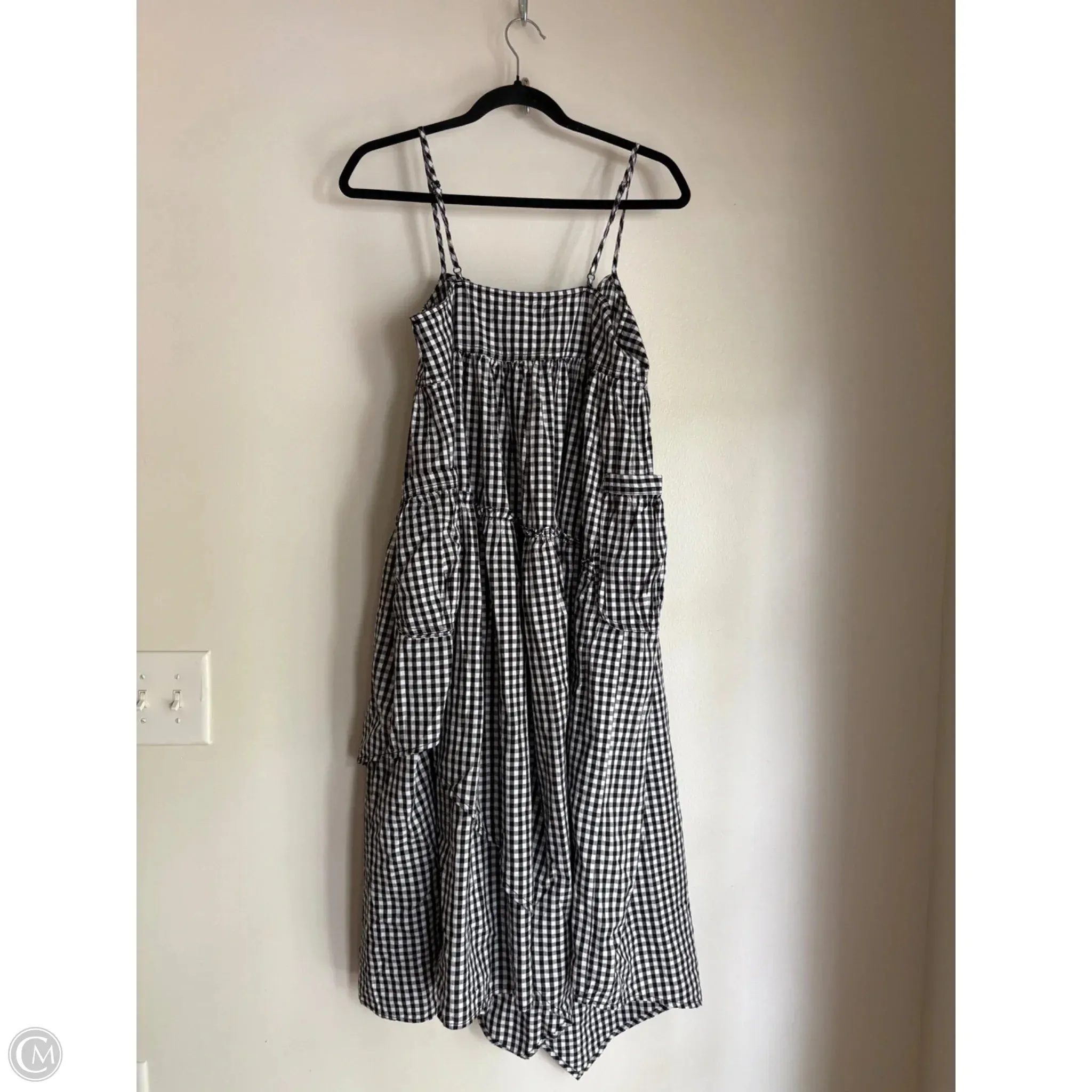 Dress Casual Maxi By Urban Outfitters In Checkered Pattern. Size: Xs