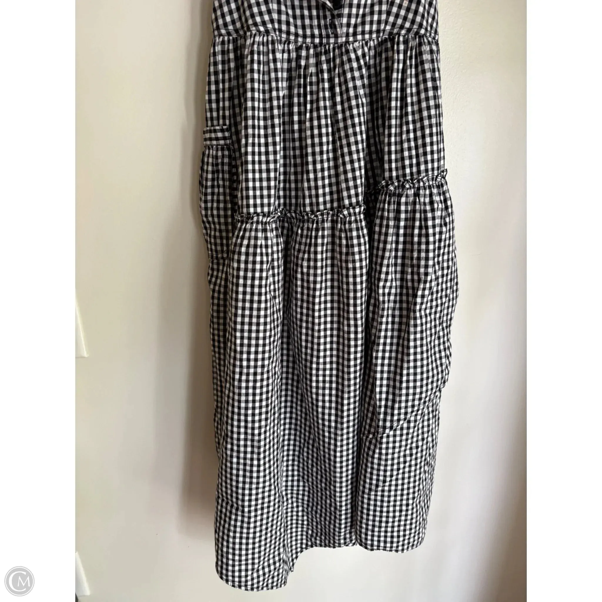 Dress Casual Maxi By Urban Outfitters In Checkered Pattern. Size: Xs