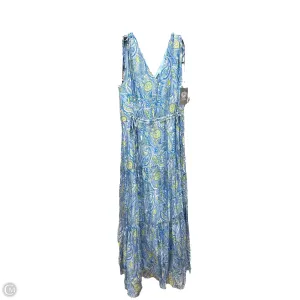 Dress Casual Maxi By Vince Camuto In Blue. Size: L