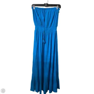 Dress Casual Maxi By White House Black Market In Blue. Size: M