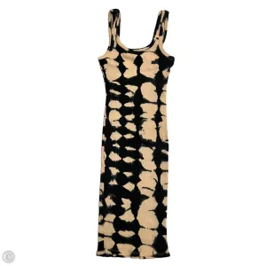 Dress Casual Maxi By Zara In Black & Tan. Size: M