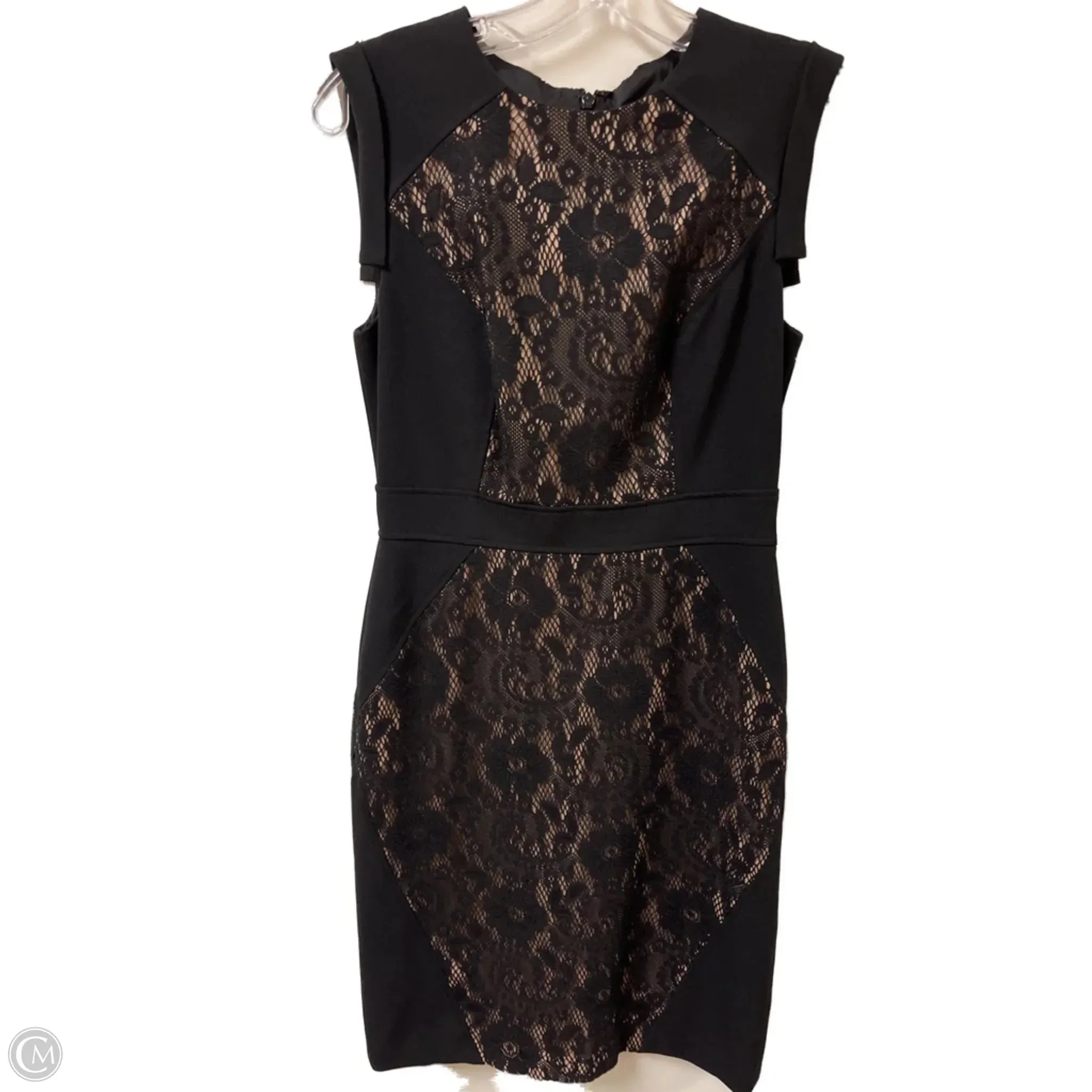 Dress Casual Midi By Adrianna Papell In Black. Size: S