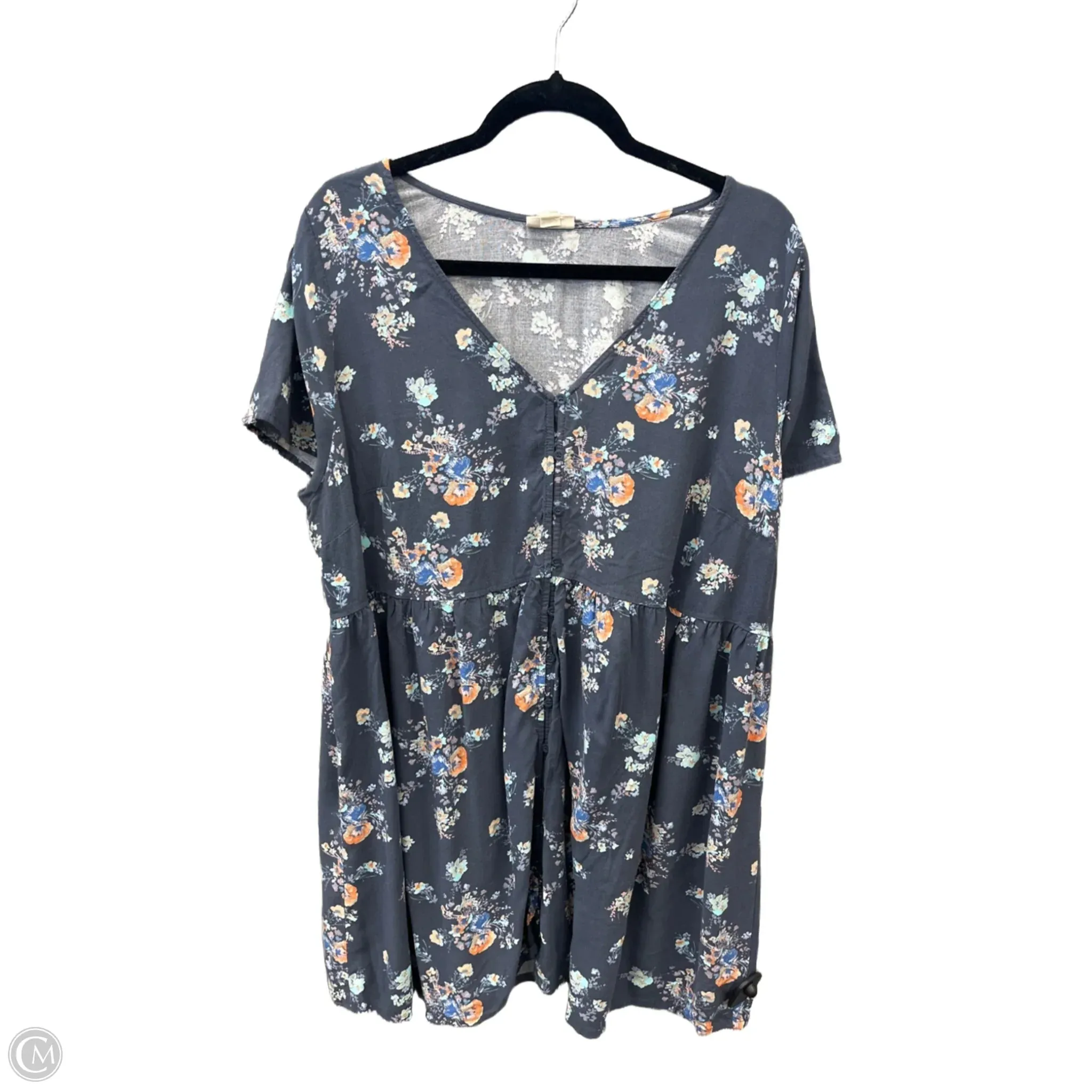 Dress Casual Midi By Ana In Blue. Size: 0x