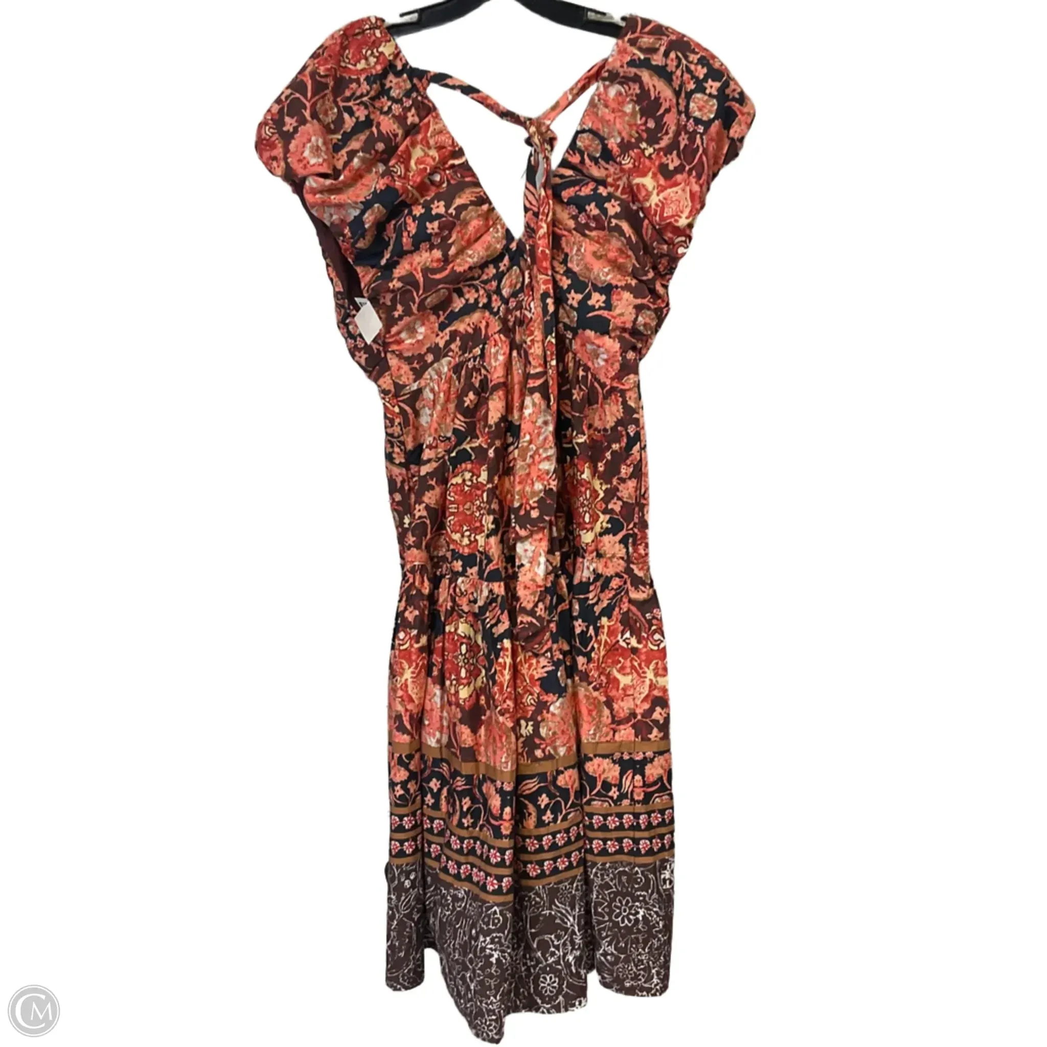 Dress Casual Midi By Anthropologie In Brown. Size: S