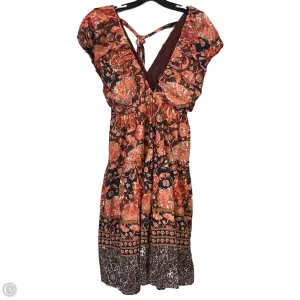 Dress Casual Midi By Anthropologie In Brown. Size: S