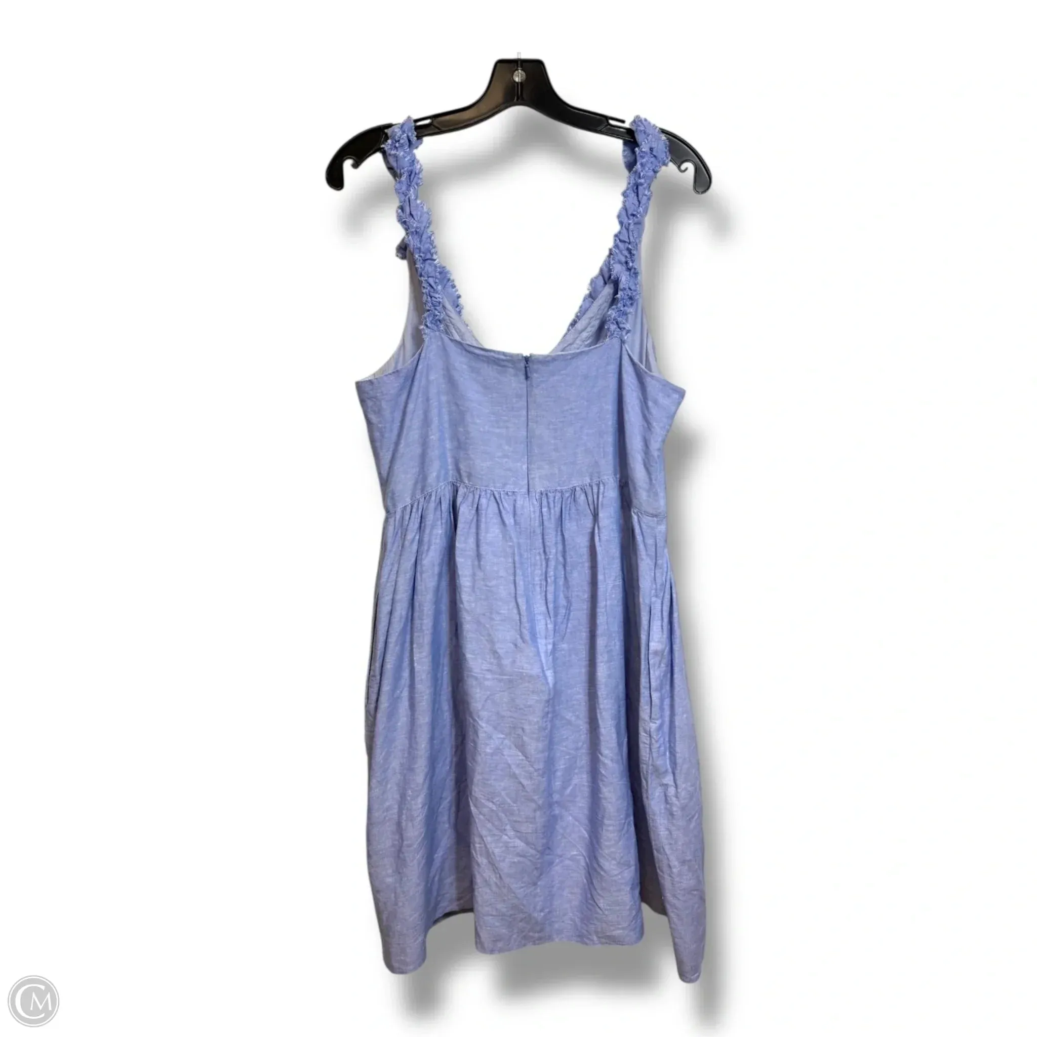 Dress Casual Midi By Banana Republic In Blue. Size: 14