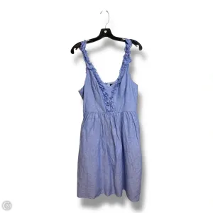Dress Casual Midi By Banana Republic In Blue. Size: 14