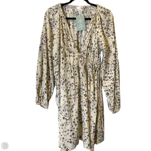 Dress Casual Midi By H&m In Black & Tan. Size: S