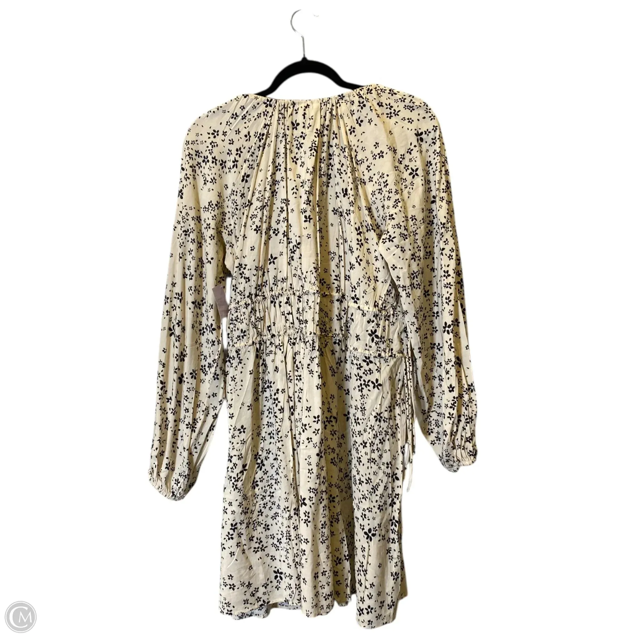 Dress Casual Midi By H&m In Black & Tan. Size: S