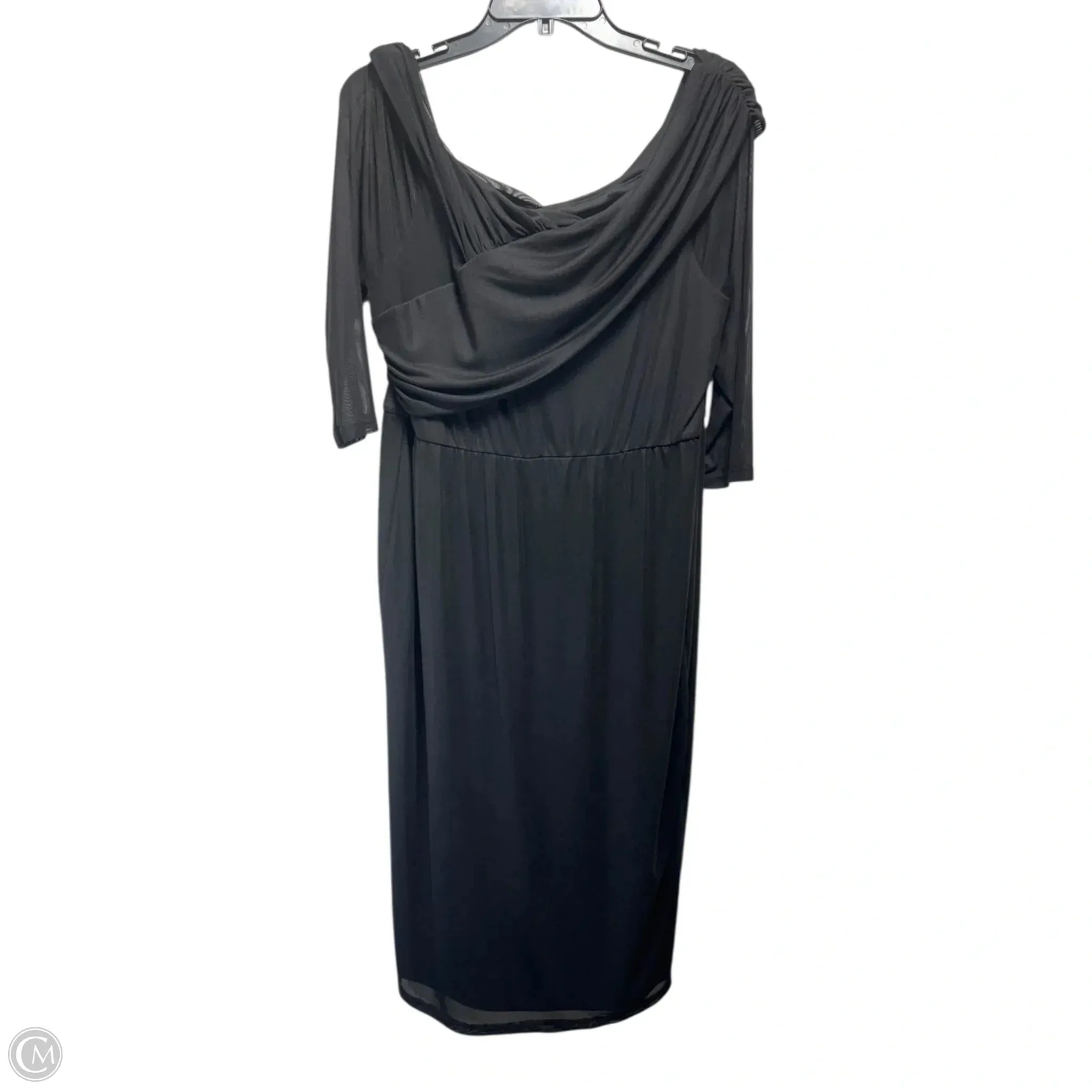 Dress Casual Midi By Lane Bryant In Black. Size: 18/20