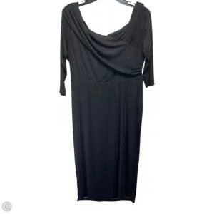 Dress Casual Midi By Lane Bryant In Black. Size: 18/20