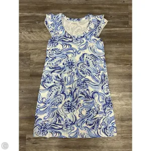 Dress Casual Midi By Lilly Pulitzer In Blue & White. Size: Xs