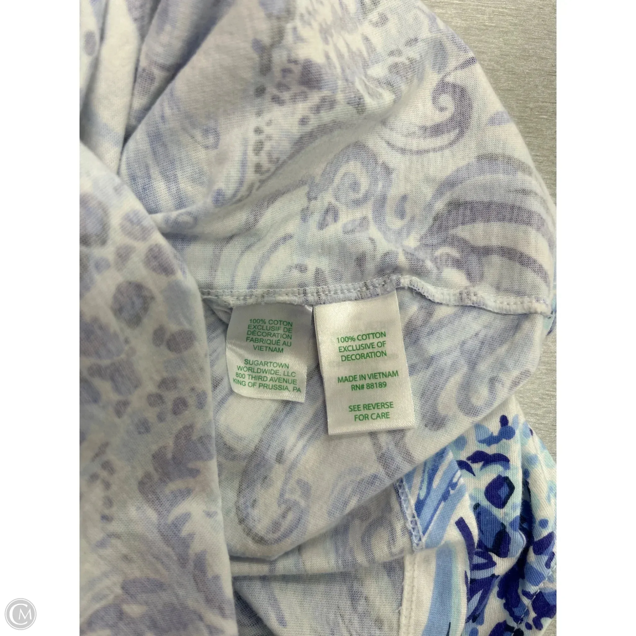 Dress Casual Midi By Lilly Pulitzer In Blue & White. Size: Xs