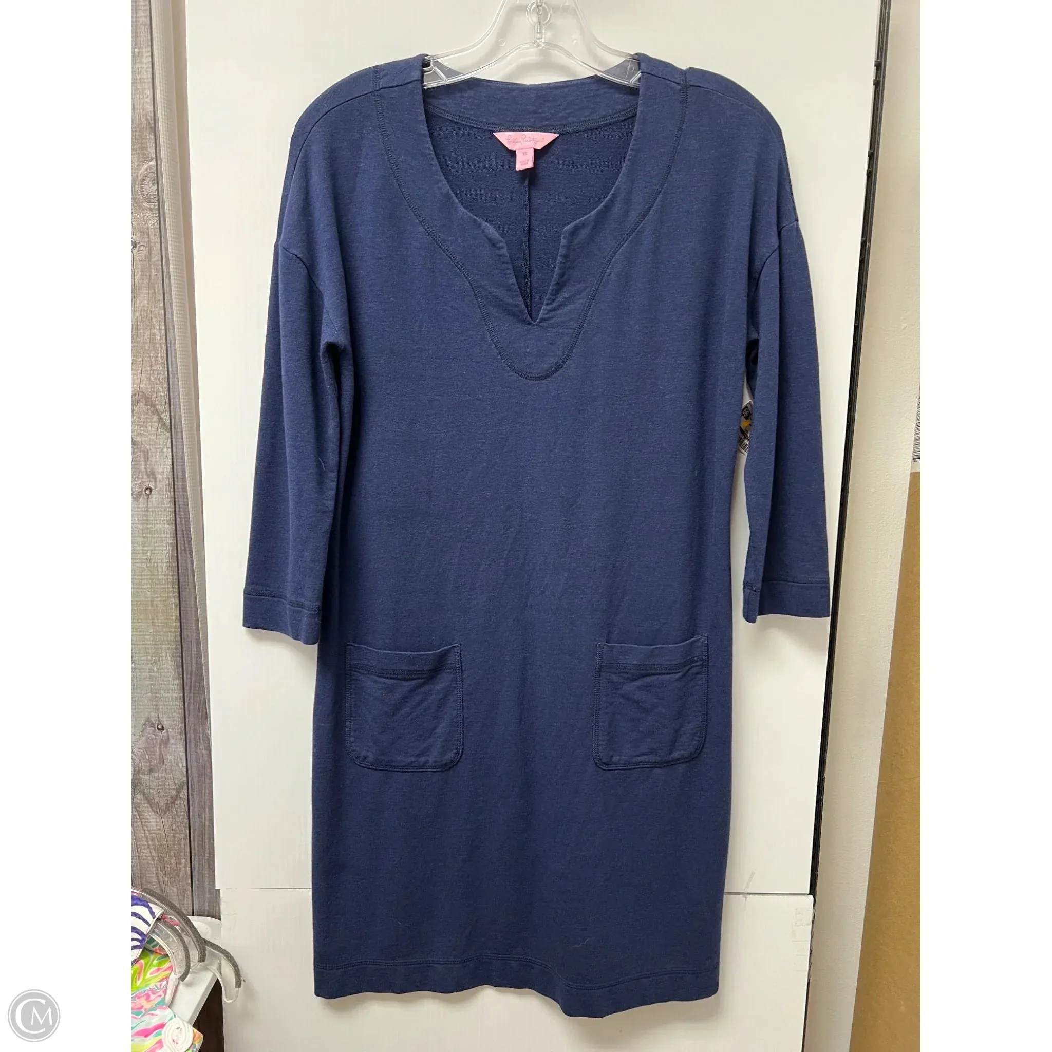 Dress Casual Midi By Lilly Pulitzer In Blue. Size: Xs