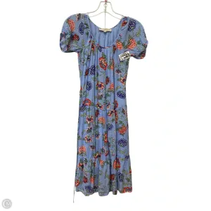 Dress Casual Midi By Loft In Blue. Size: Xxsp