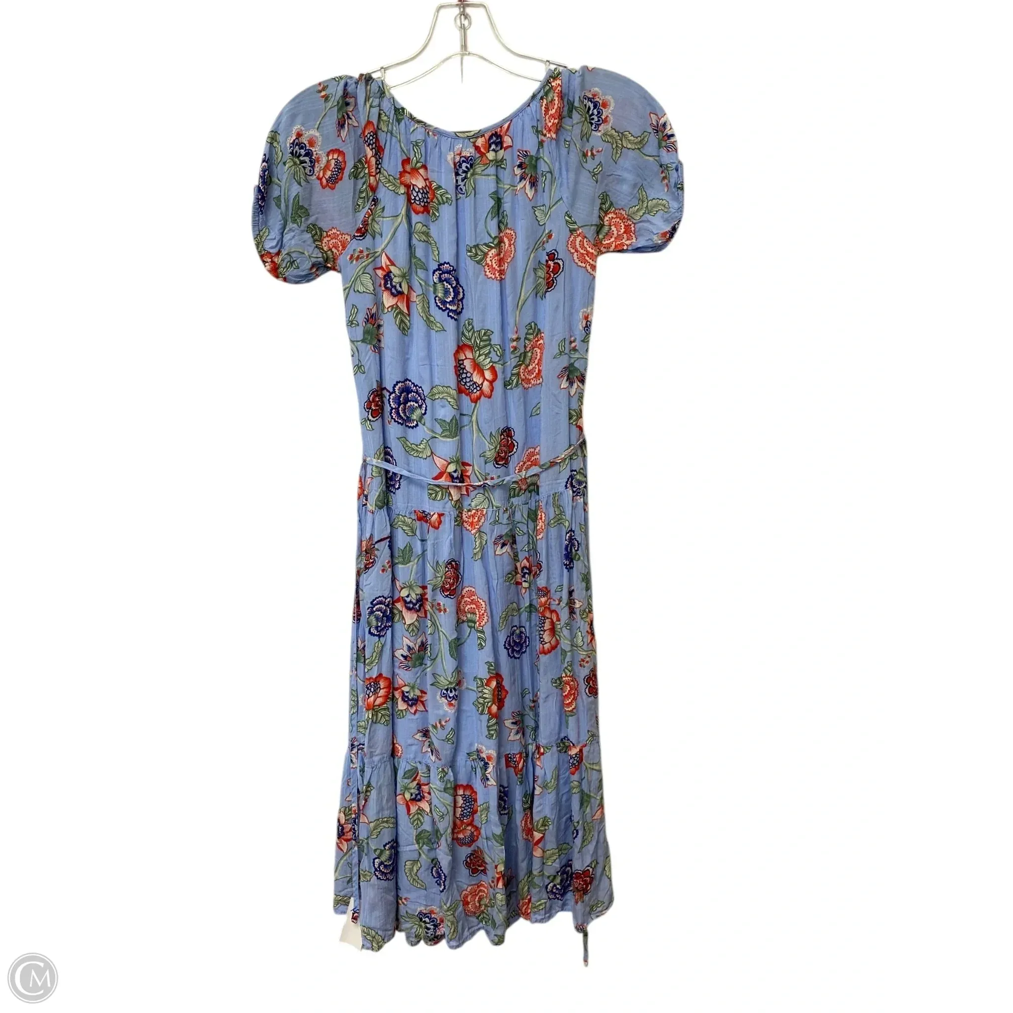 Dress Casual Midi By Loft In Blue. Size: Xxsp