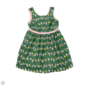 Dress Casual Midi By Modcloth In Green. Size: 2x