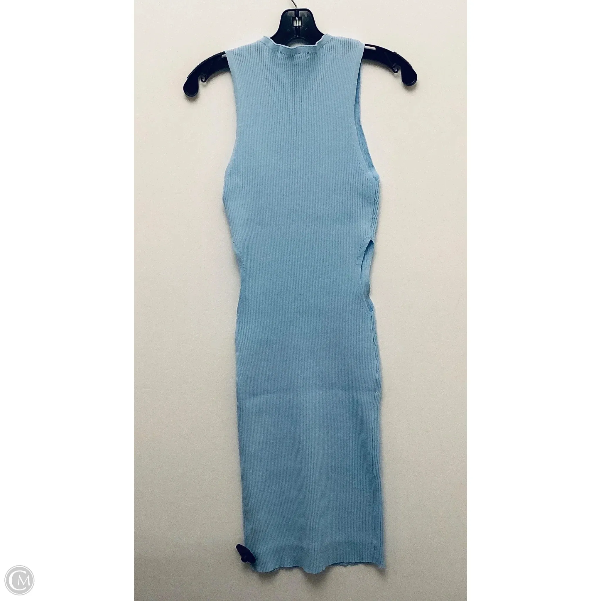 Dress Casual Midi By New Look In Blue. Size: 2x