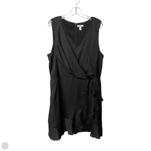 Dress Casual Midi By Nine West In Black. Size: Xxl