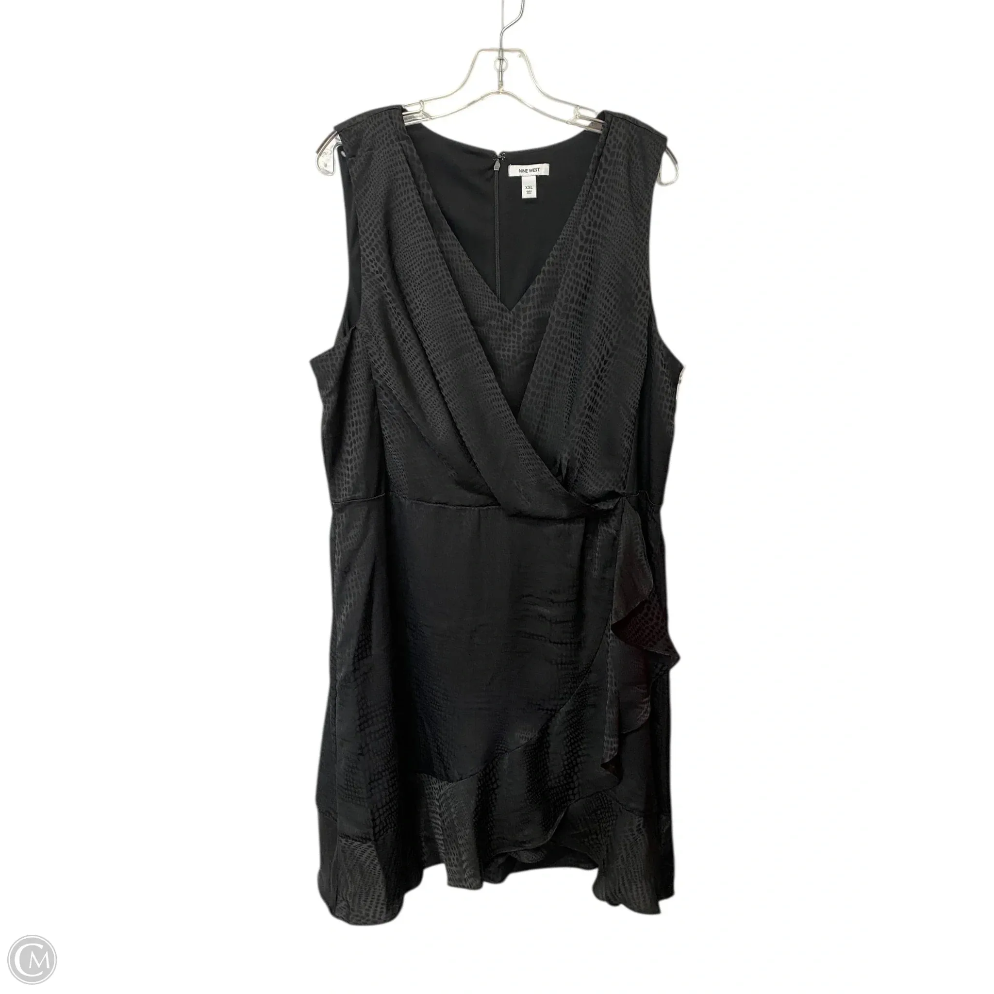 Dress Casual Midi By Nine West In Black. Size: Xxl