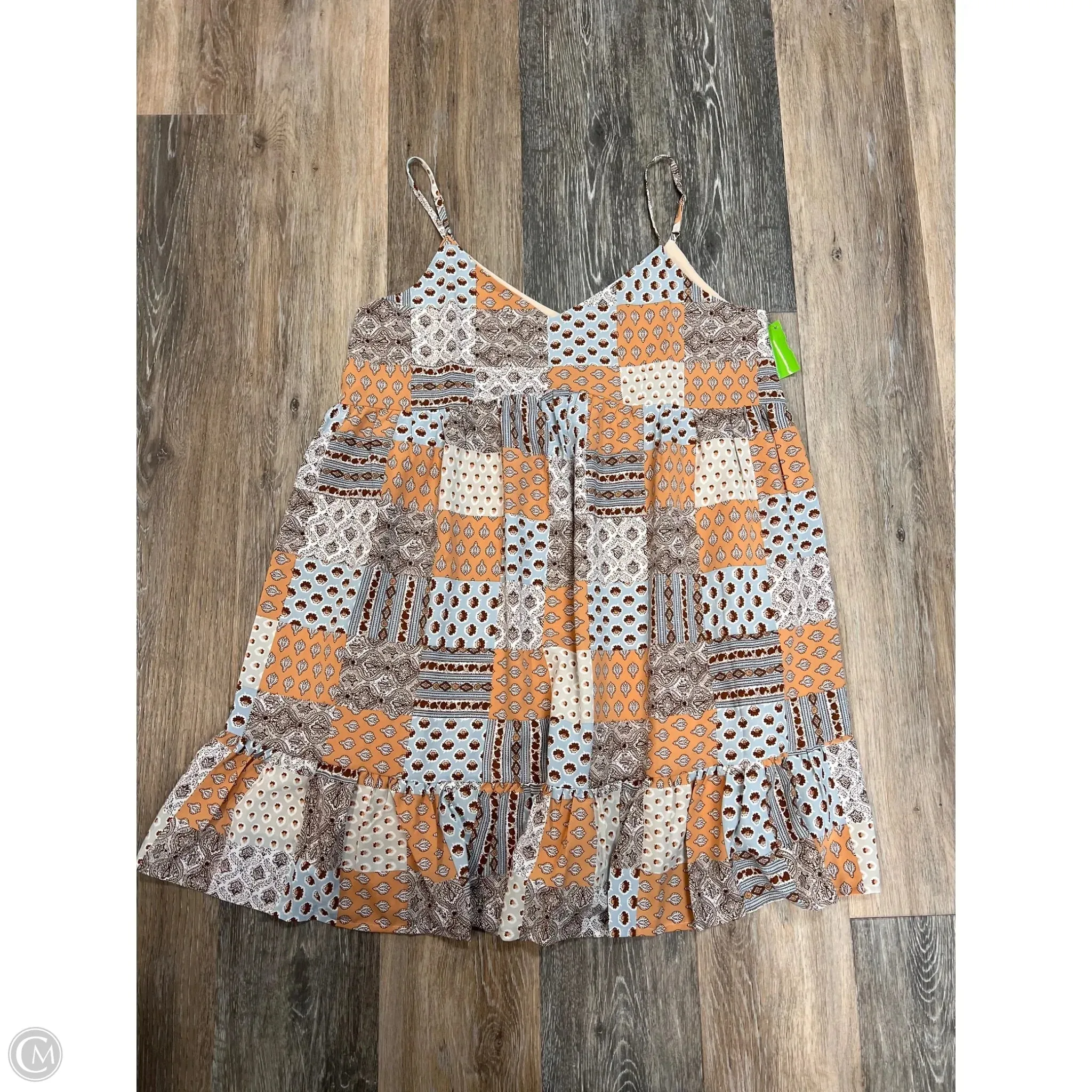 Dress Casual Midi By Pink Lily In Multi-colored. Size: M