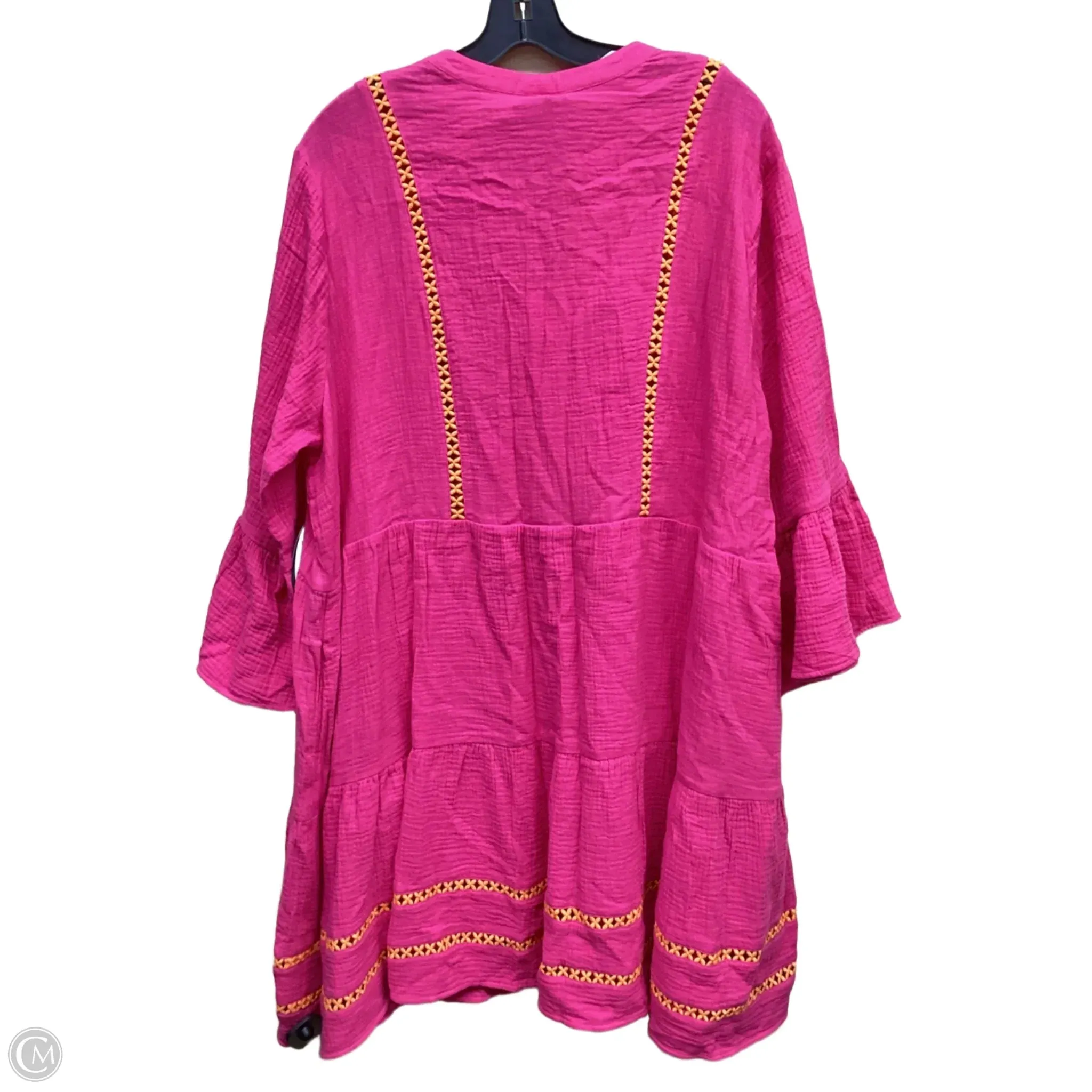 Dress Casual Midi By Scoop In Pink. Size: Xxl