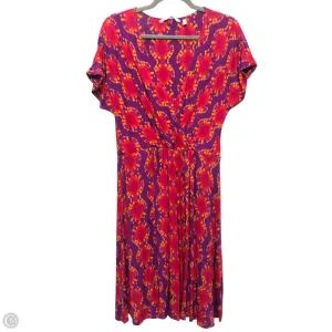 Dress Casual Midi By Soft Surroundings In Purple & Red. Size: M