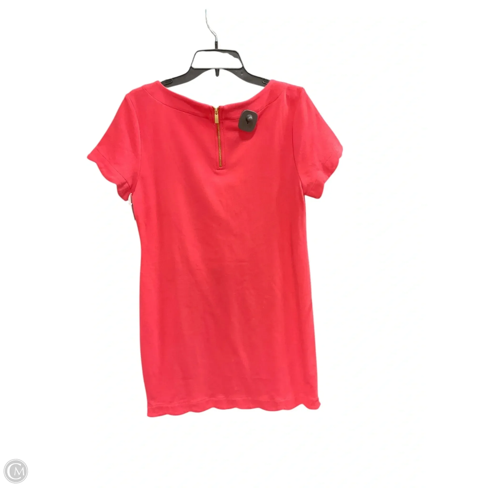 Dress Casual Midi By Talbots In Coral. Size: L
