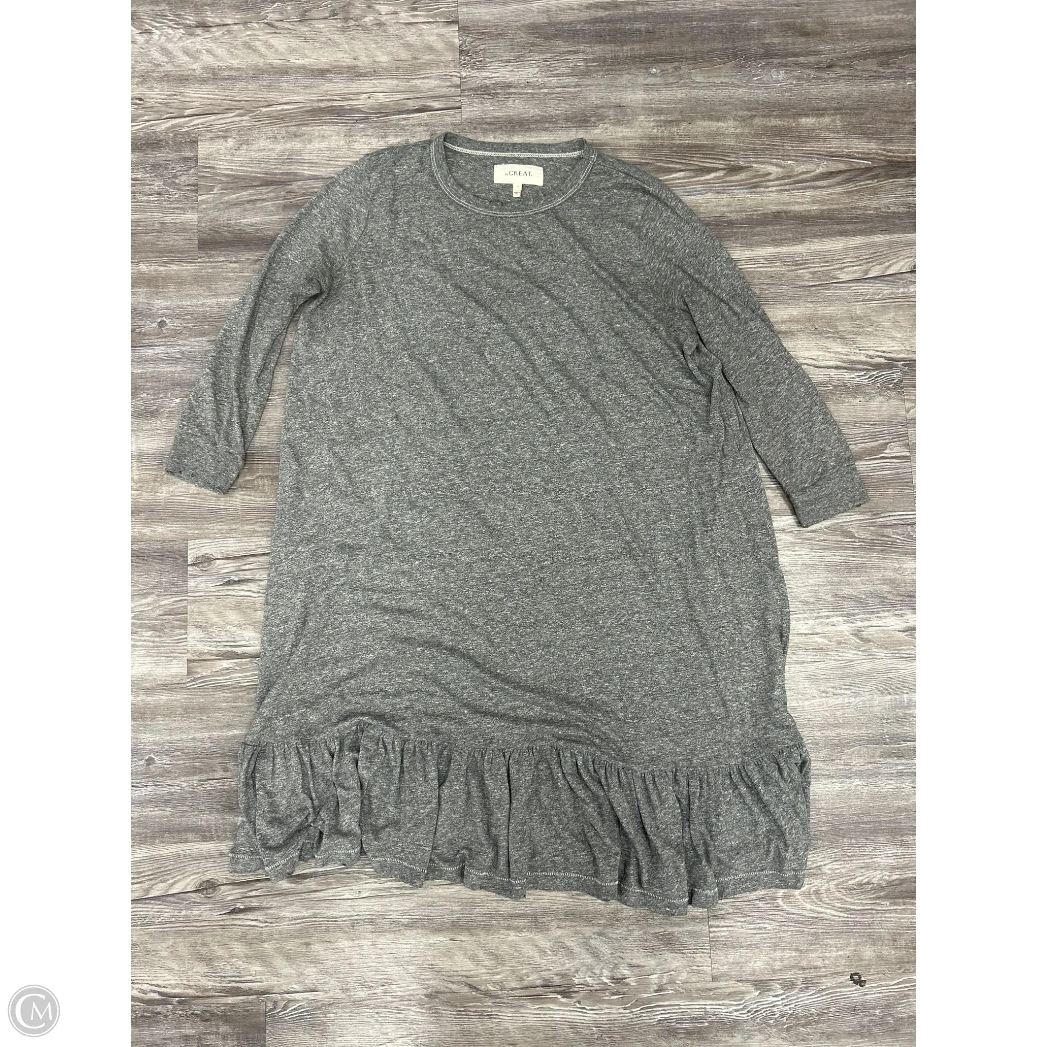 Dress Casual Midi By The Great. In Grey. Size: S