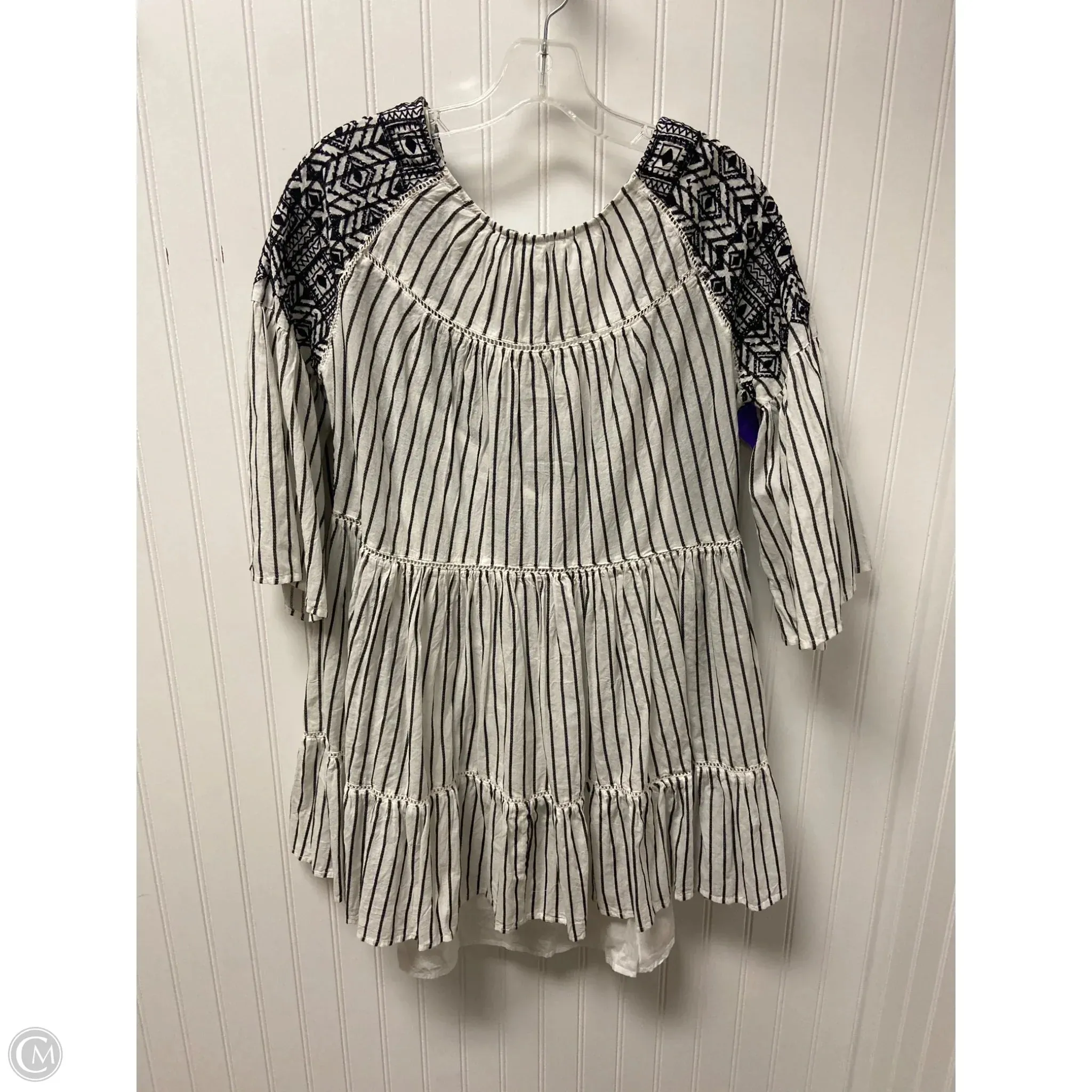 Dress Casual Short By Free People In Black & White. Size: Xs