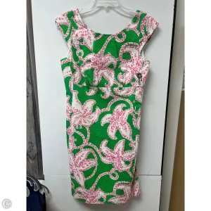 Dress Designer By Lilly Pulitzer In Green & Pink. Size: 8