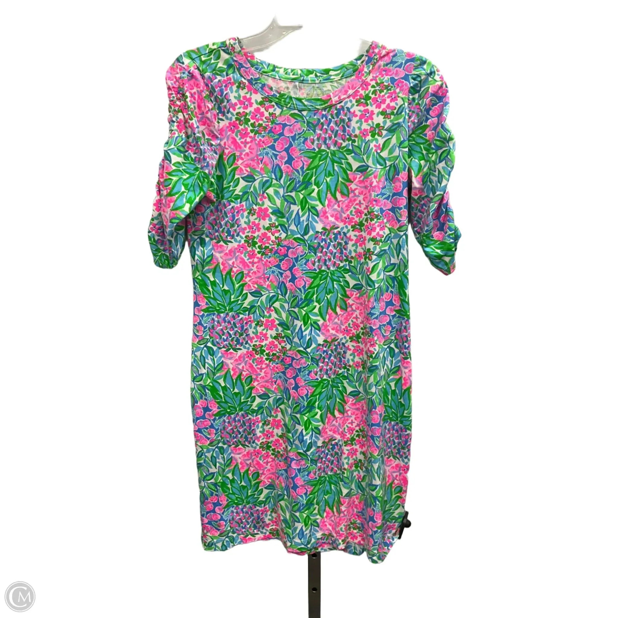 Dress Designer By Lilly Pulitzer In Green & Pink. Size: S