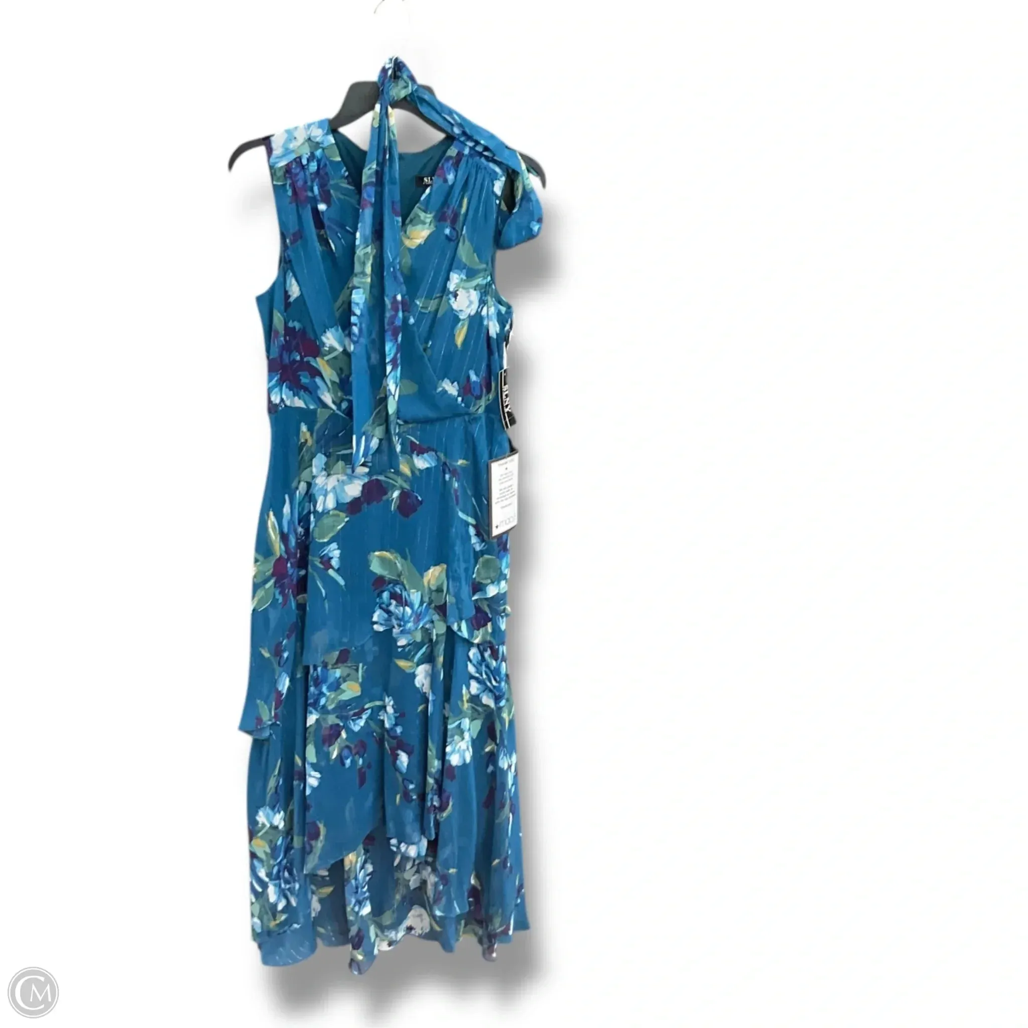 Dress Party Long By Sl Fashions In Floral Print. Size: S