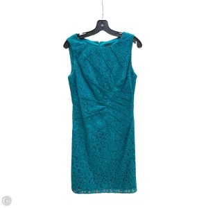 Dress Party Midi By Adrianna Papell In Teal. Size: 10
