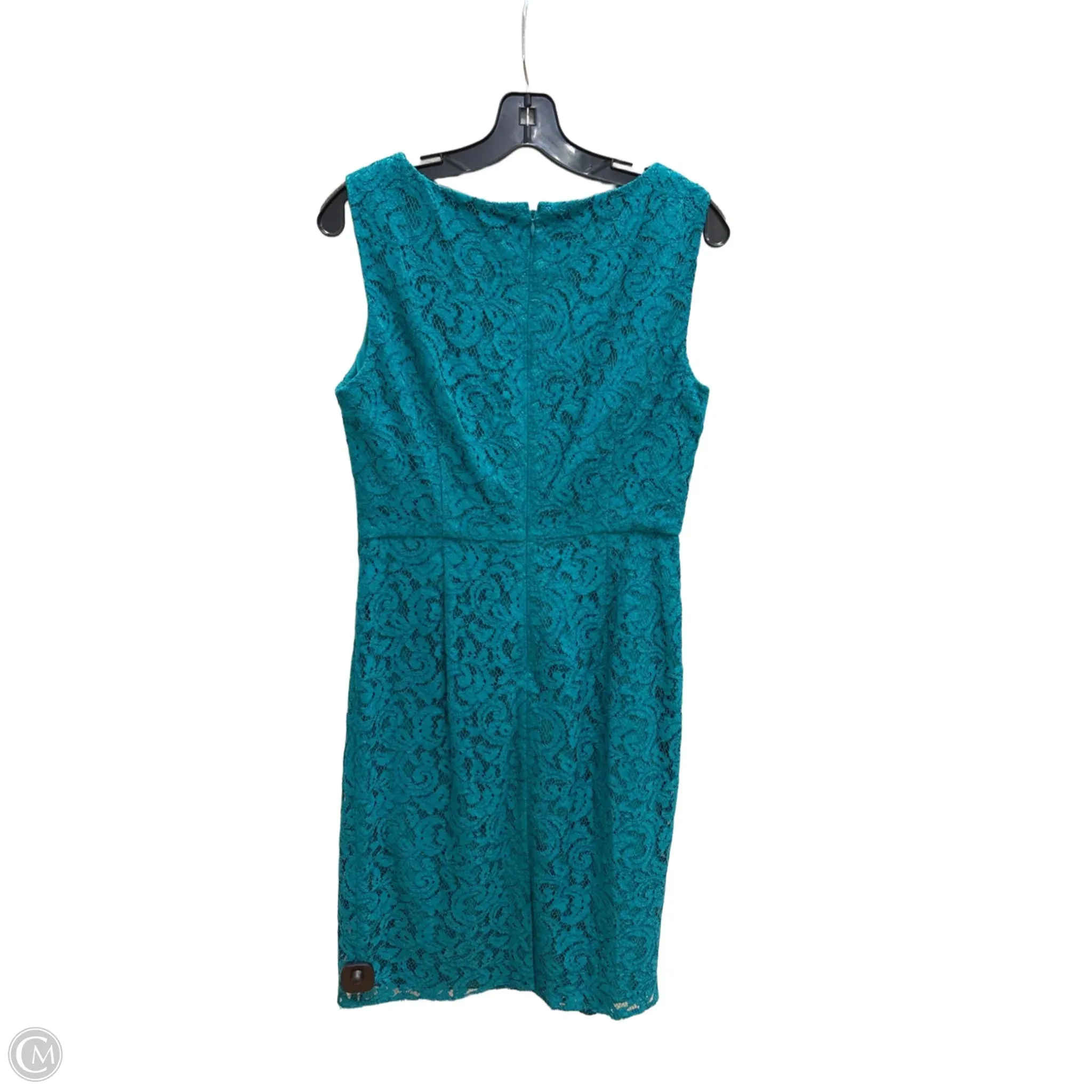 Dress Party Midi By Adrianna Papell In Teal. Size: 10