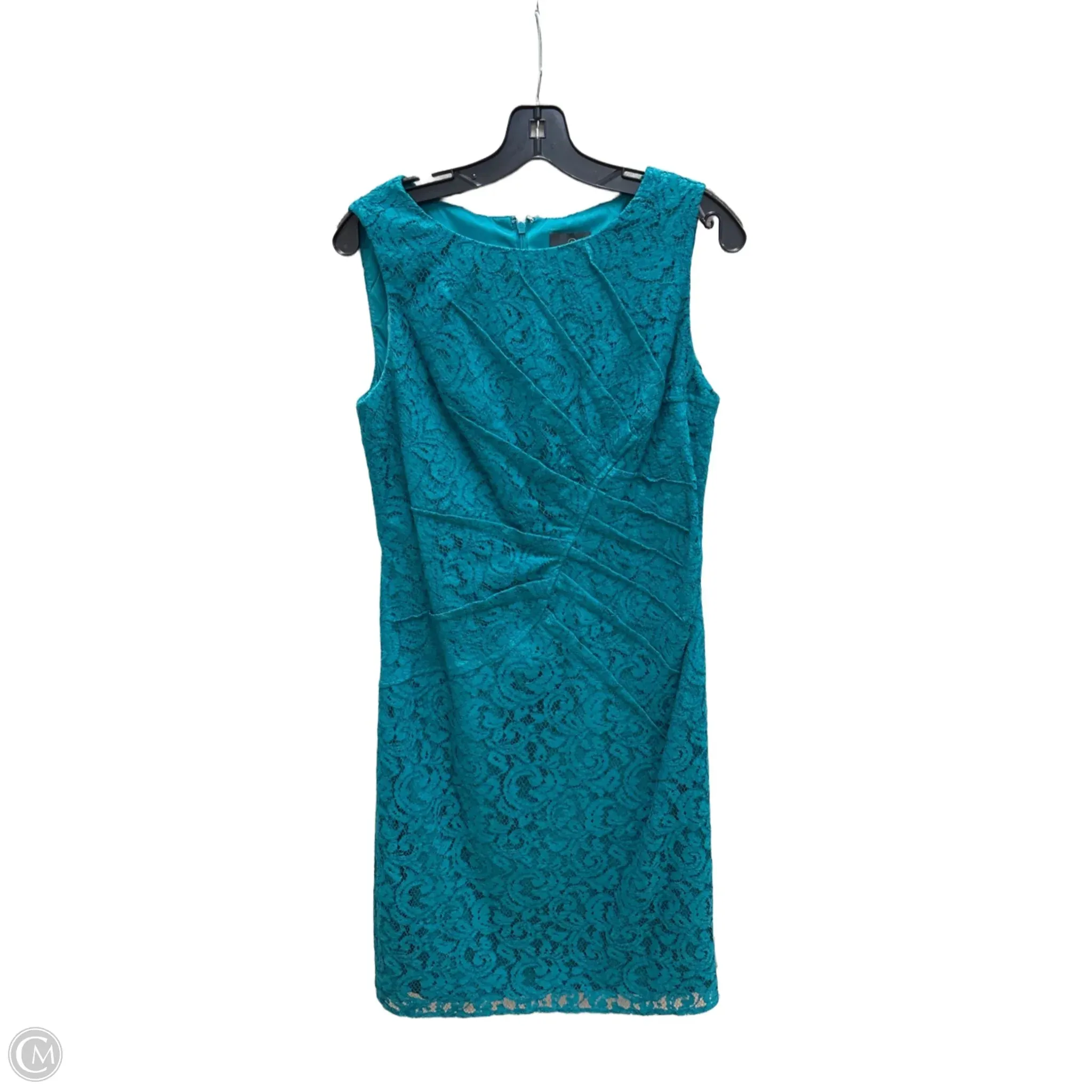 Dress Party Midi By Adrianna Papell In Teal. Size: 10