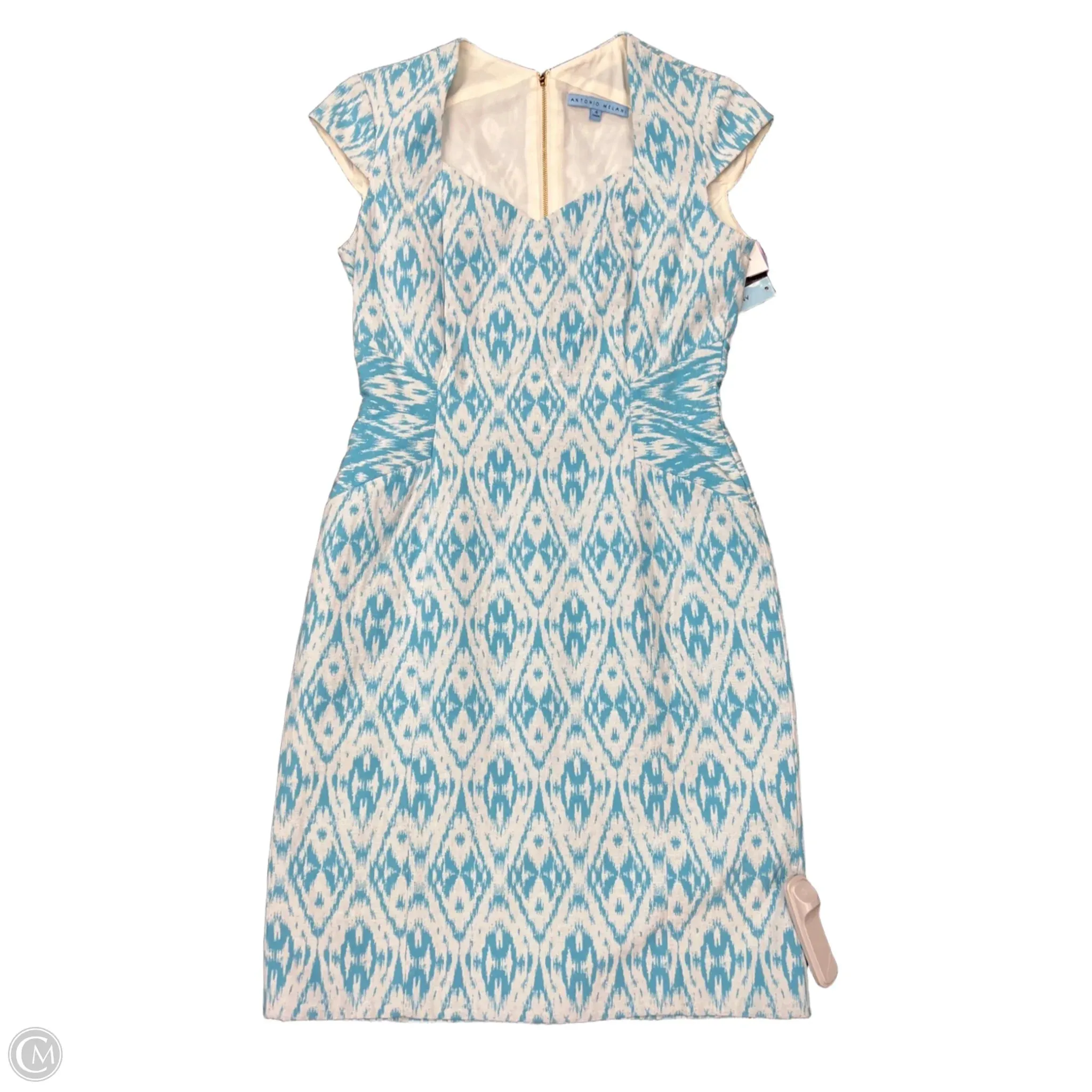 Dress Party Midi By Antonio Melani In Blue. Size: 4