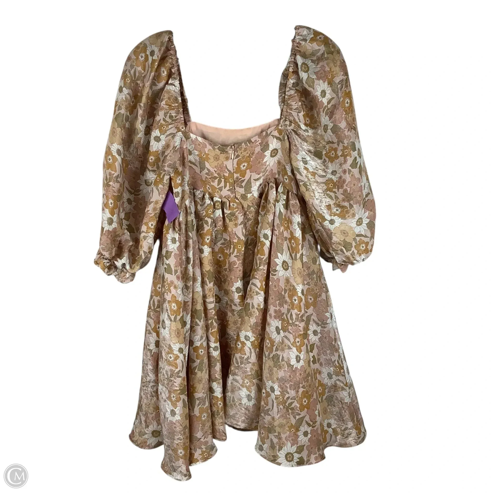 Dress Party Short By Anna Grace In Floral Print. Size: S