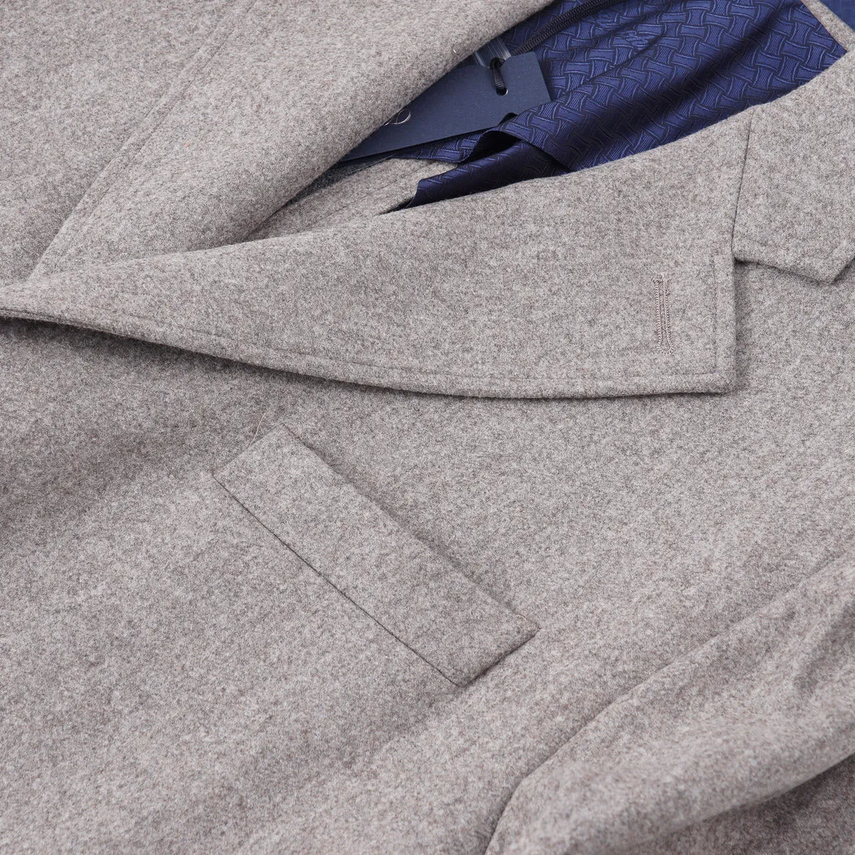 Drumohr Soft Brushed Wool Overcoat