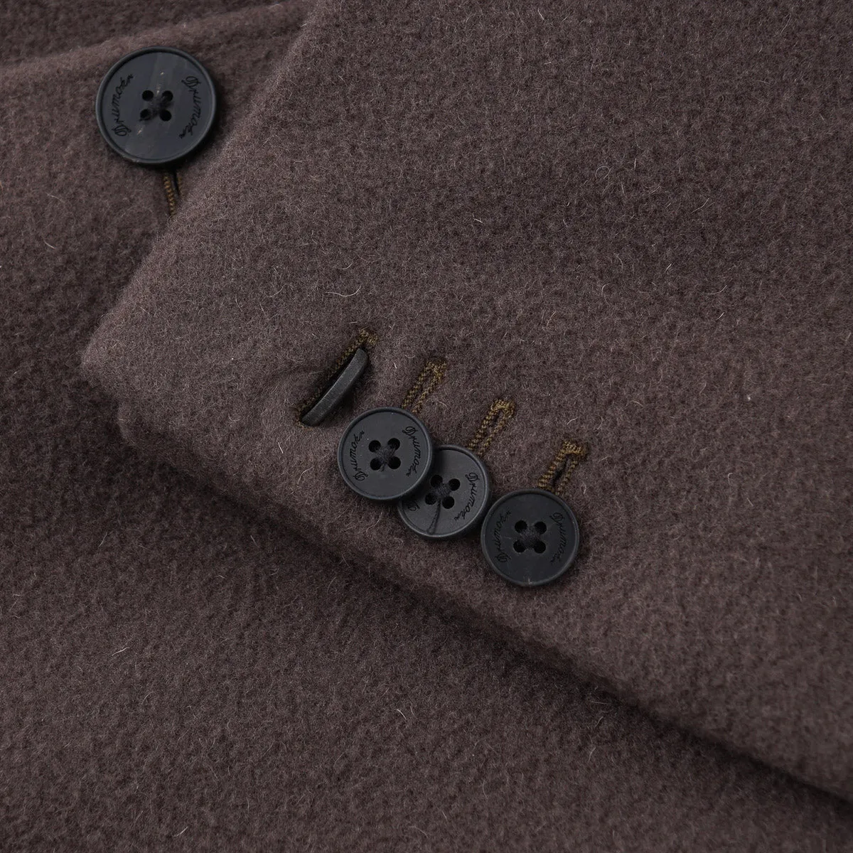 Drumohr Soft Textured Wool Overcoat