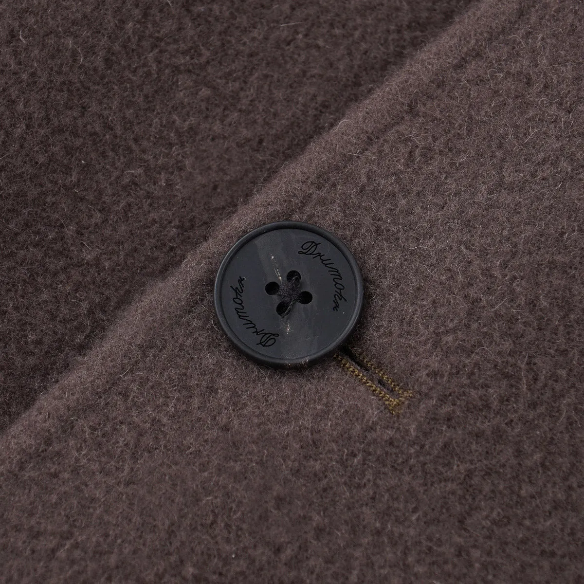 Drumohr Soft Textured Wool Overcoat