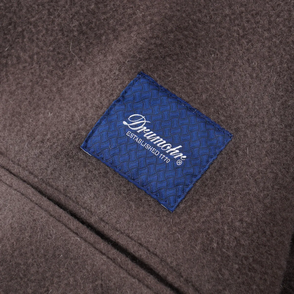 Drumohr Soft Textured Wool Overcoat