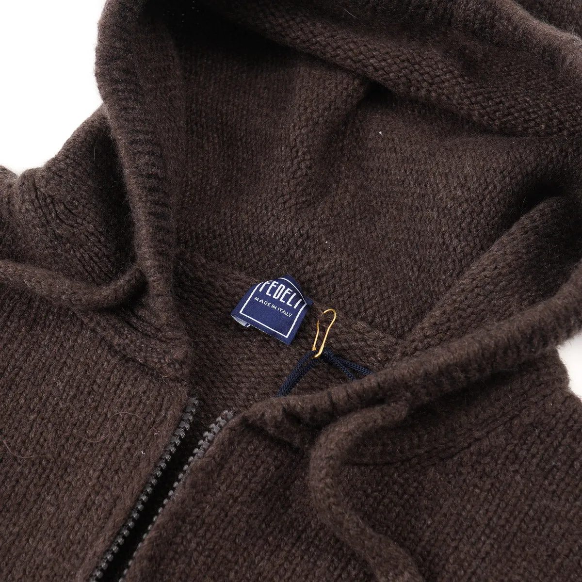 Fedeli Hooded Cashmere Sweater-Jacket