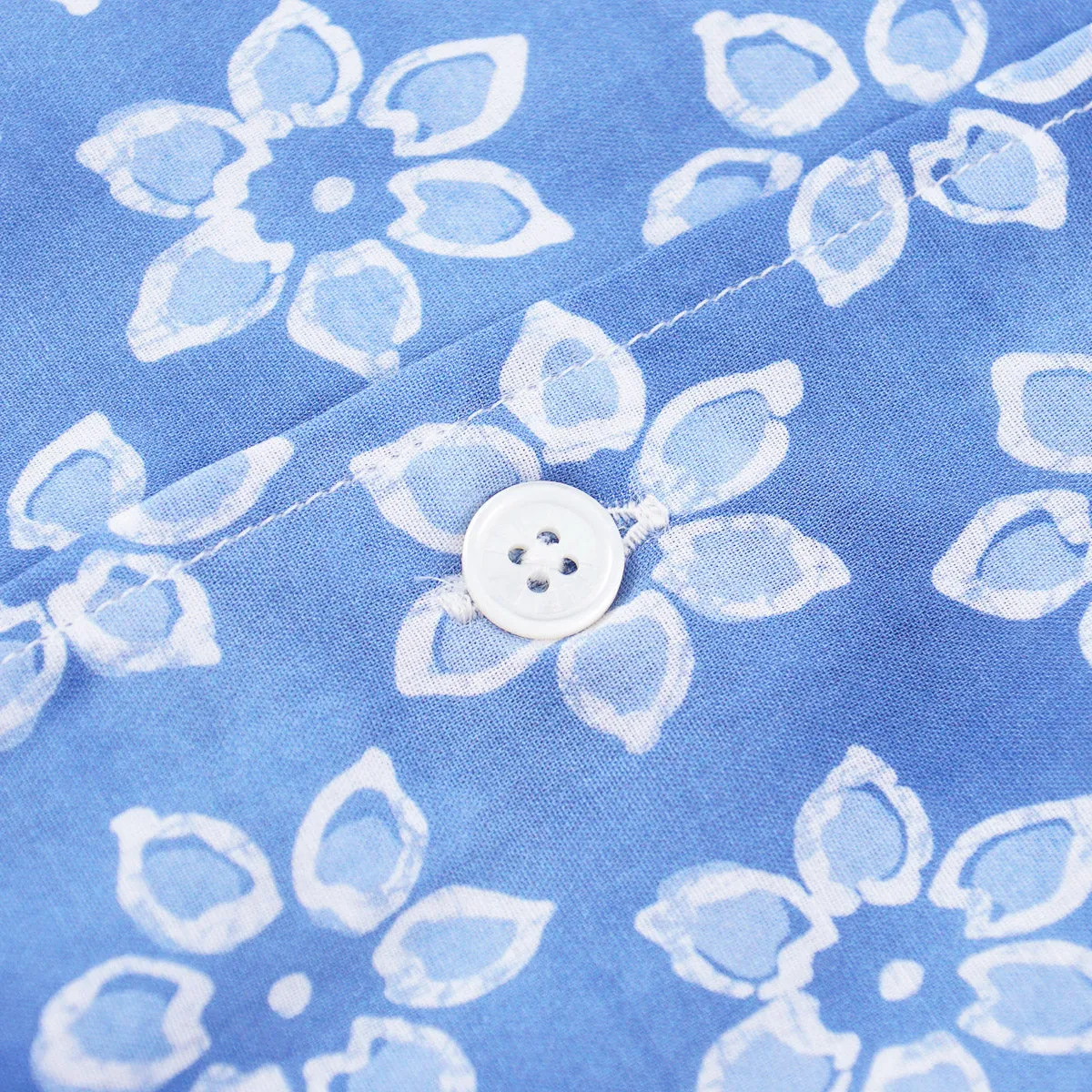 Fedeli Lightweight Printed Cotton Shirt